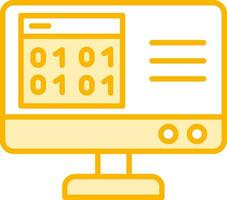 Binary Code Vector Icon