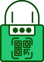 Smart Padlock Vector Icon