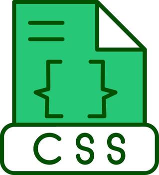 icono de vector de css