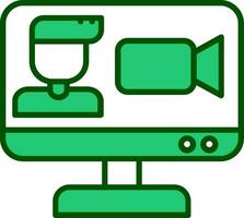 Video Call Vector Icon