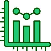 Bar chart Vector Icon