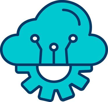 Cloud Computing Vector Icon