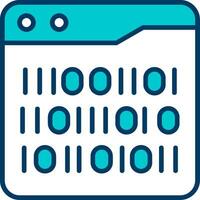 Binary Code Vector Icon