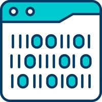 Binary Code Vector Icon