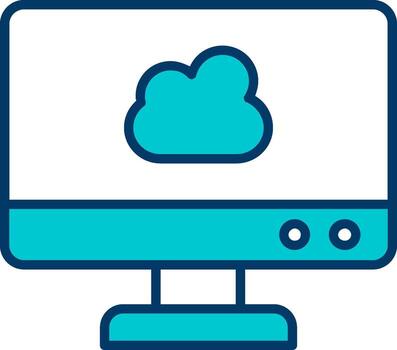 Cloud Computing Vector Icon