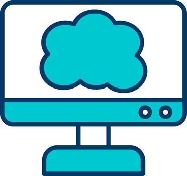 Cloud Computing Vector Icon