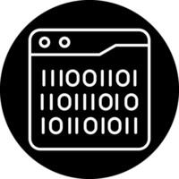 Binary Code Vector Icon