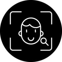 Face Scanner Vector Icon