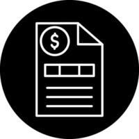 Invoice Vector Icon