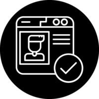 Verified Profile Vector Icon