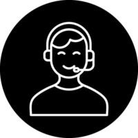 Customer Service Agent  Vector Icon