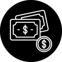 icono de vector de dinero