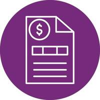 Invoice Vector Icon