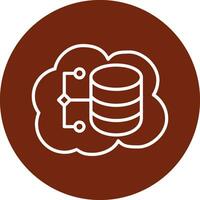 Cloud Data Vector Icon