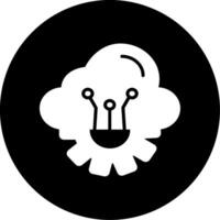 icono de vector de computación en la nube