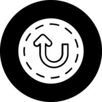 U Turn Vector Icon