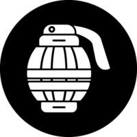 Hand Grenade Vector Icon