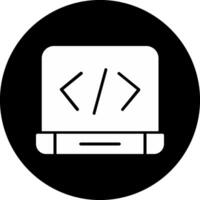 icono de vector de codificación web