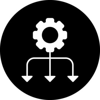 icono de vector de algoritmo