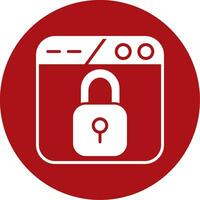 icono de vector de seguridad