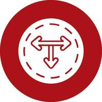 T Junction Vector Icon