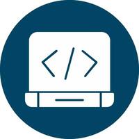 icono de vector de codificación web