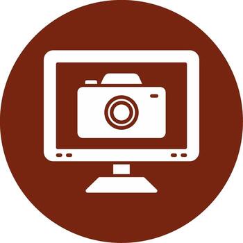 icono de vector de camara