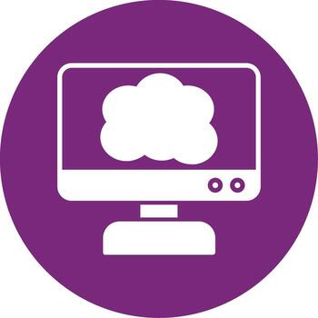 Cloud Computing Vector Icon