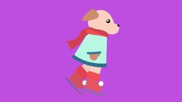 2d animated dog video