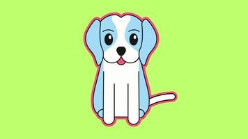 2d animated dog video