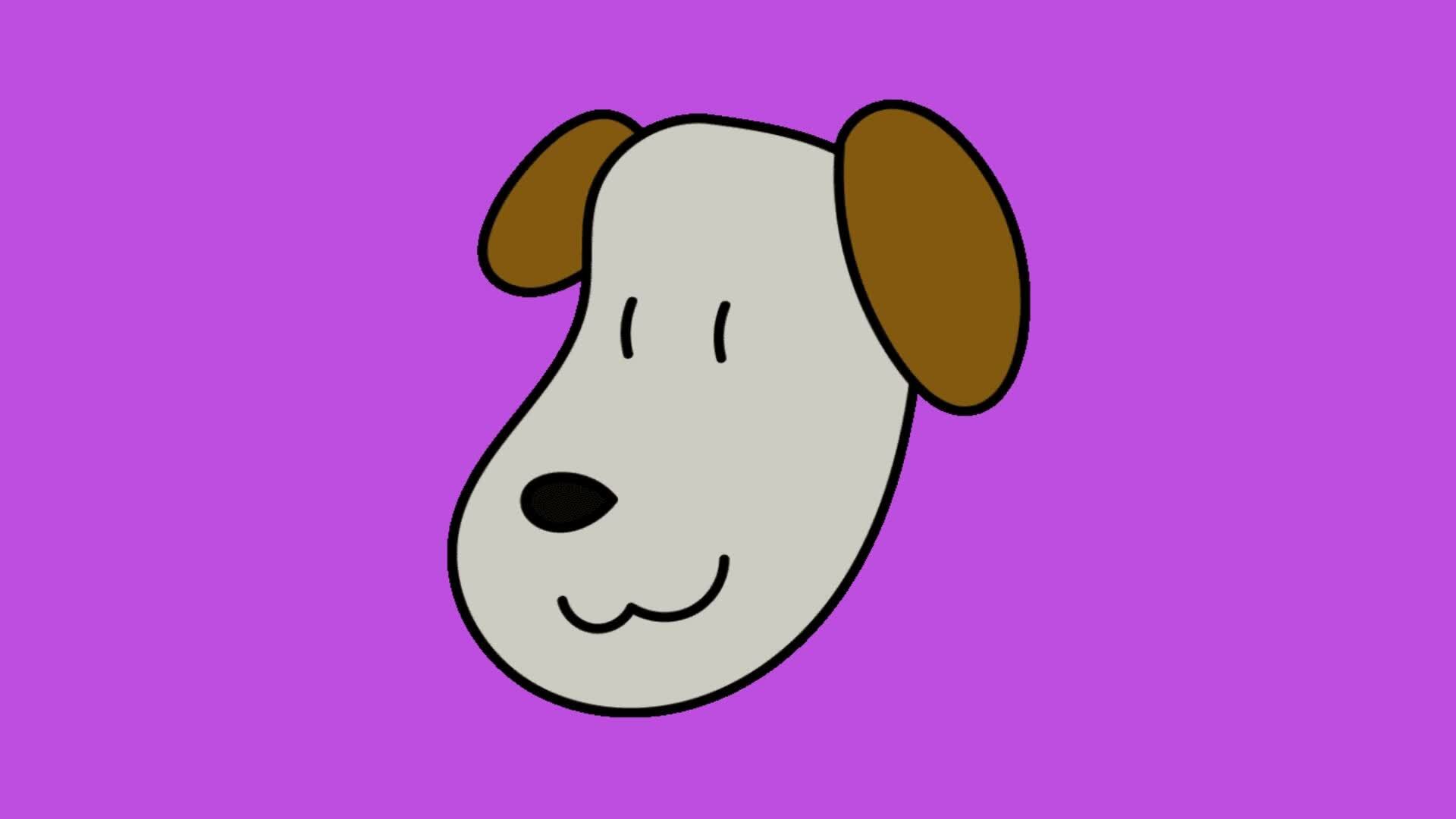 2d animated dog 36797480 Stock Video at Vecteezy