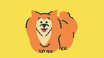 2d animated dog video