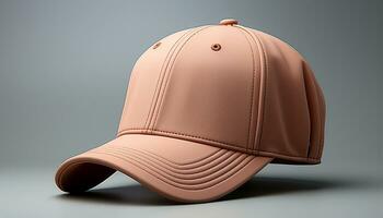 AI generated Fashionable baseball cap, a symbol of modern sport and elegance generated by AI photo