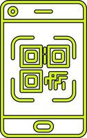 Smartphone Qr Code Vector Icon