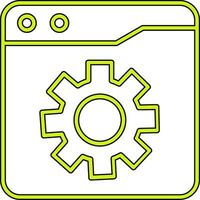Web Settings Vector Icon