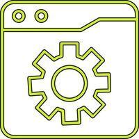 Web Settings Vector Icon