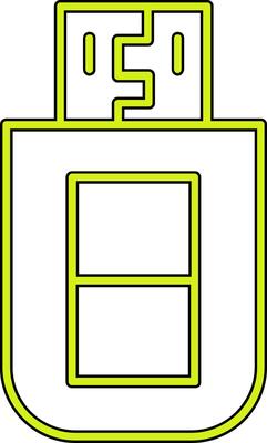 Usb Drive Vector Icon