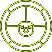 Steering Wheel Vector Icon