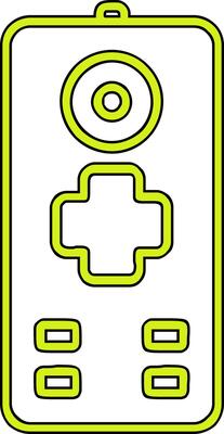 Remote Control Vector Icon