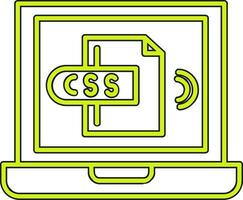 icono de vector de css