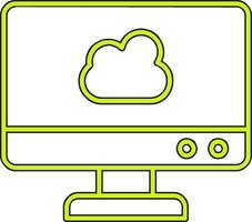 Cloud Computing Vector Icon