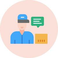 Customer Service Agent Vector Icon