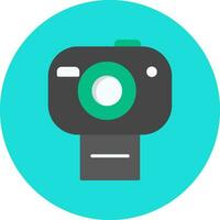 icono de vector de cámara de fotos