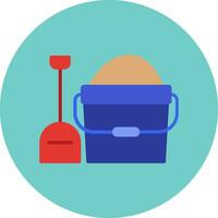 Sand bucket Vector Icon