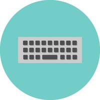 icono de vector de teclado