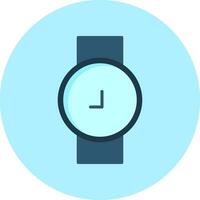 reloj, vector, icono vector