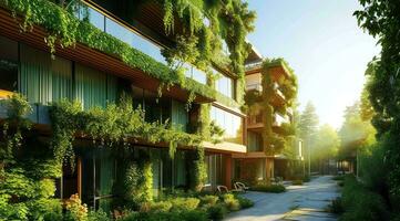 AI generated what is sustainable architecture photo