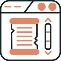 Scroll Vector Icon