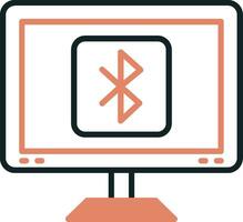 icono de vector de bluetooth