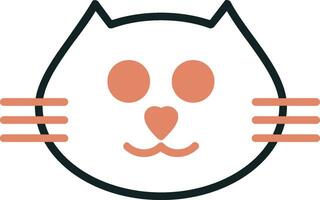 Cat face Vector Icon